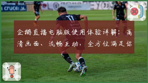 企鹅直播电脑版使用体验详解：高清画面、流畅互动，全方位满足你的直播需求